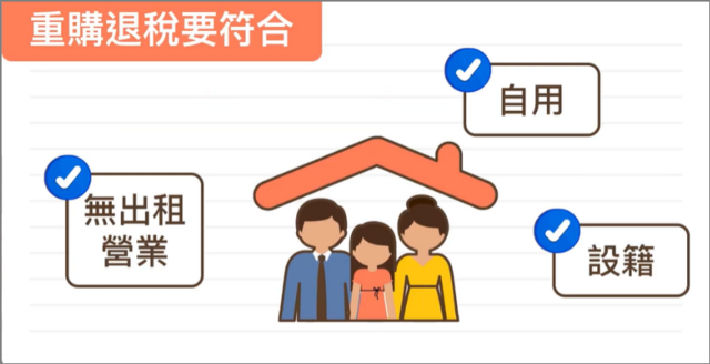申請重購退稅，只有小換大是唯一一個財產交易所得稅的退稅項目