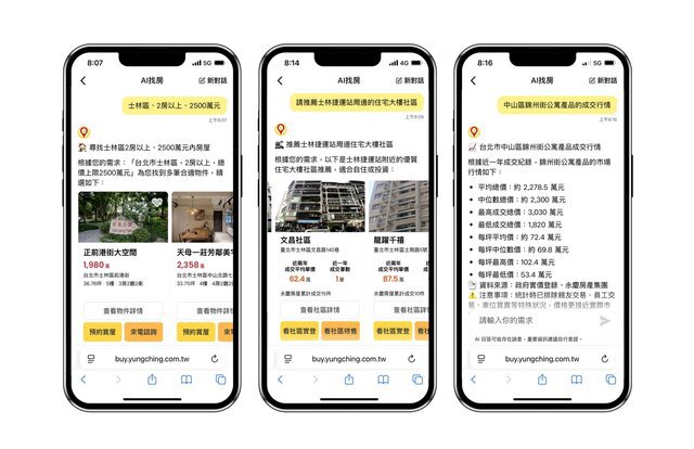 不用找，只要問！永慶「AI找房」讓購屋決策進入對話時代